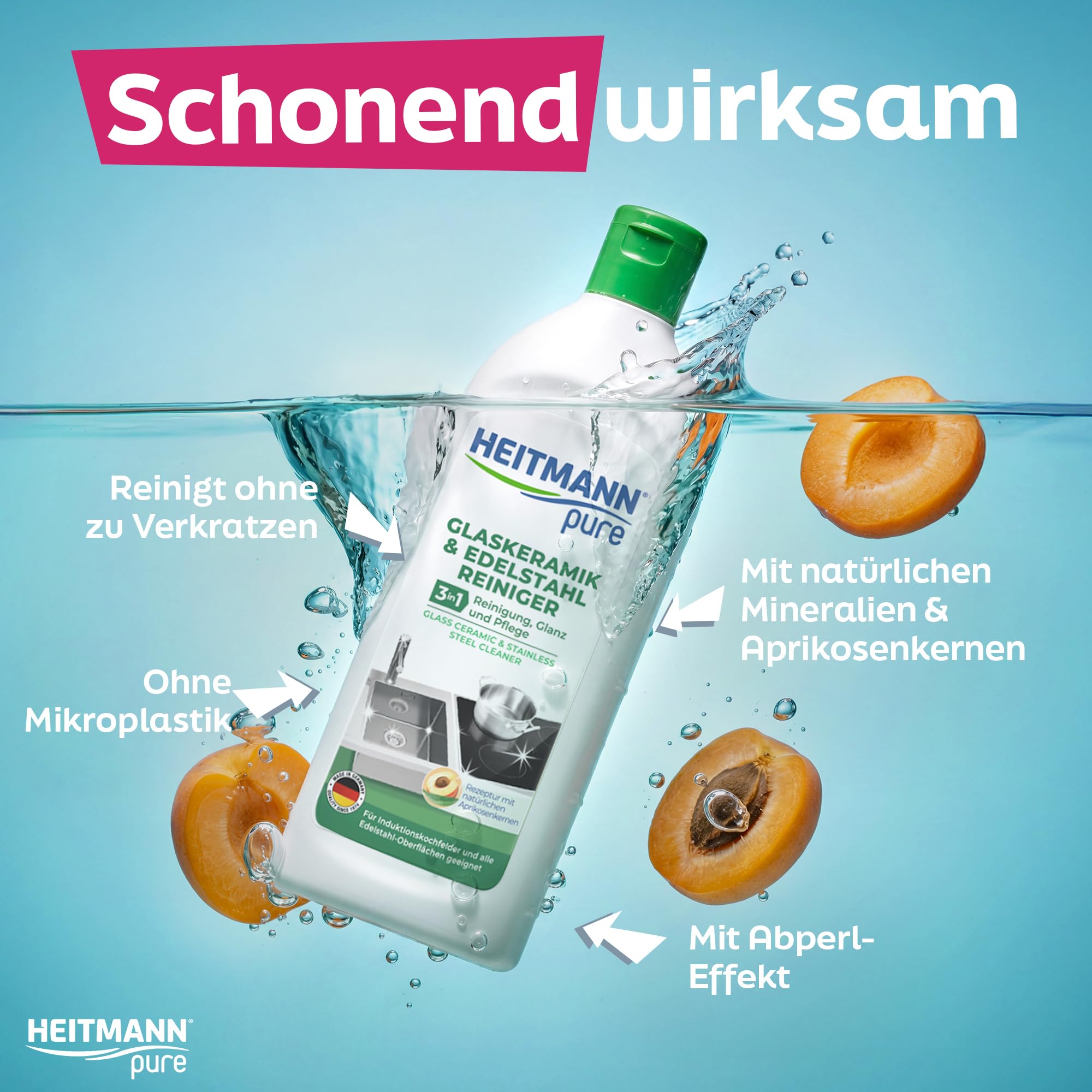 heitmann-pure-glaskeramik-edelstahlreiniger-250ml-3in1 image 4