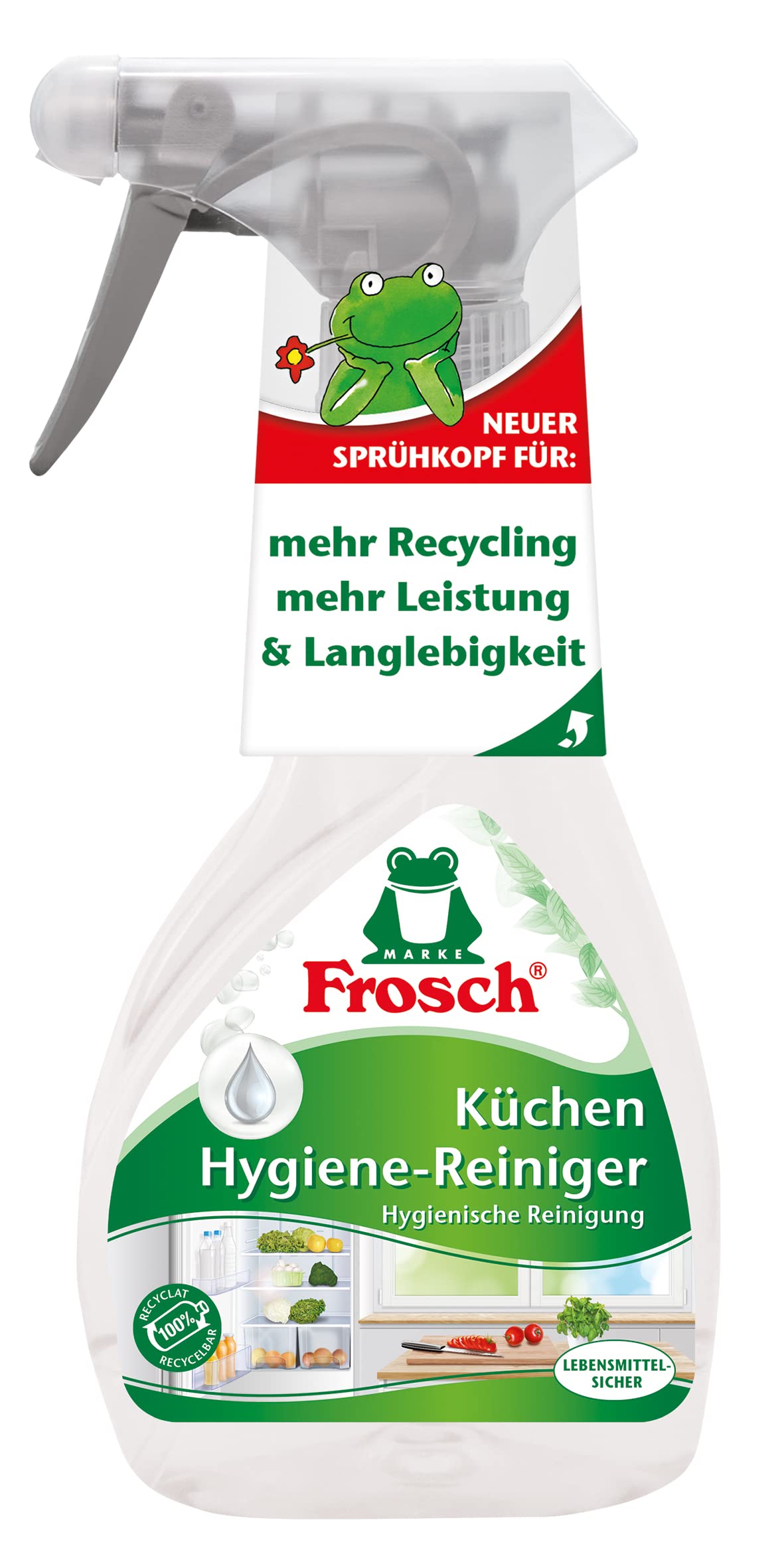 frosch-k-chen-hygiene-reiniger-300-ml-wacholder-vegan image 1