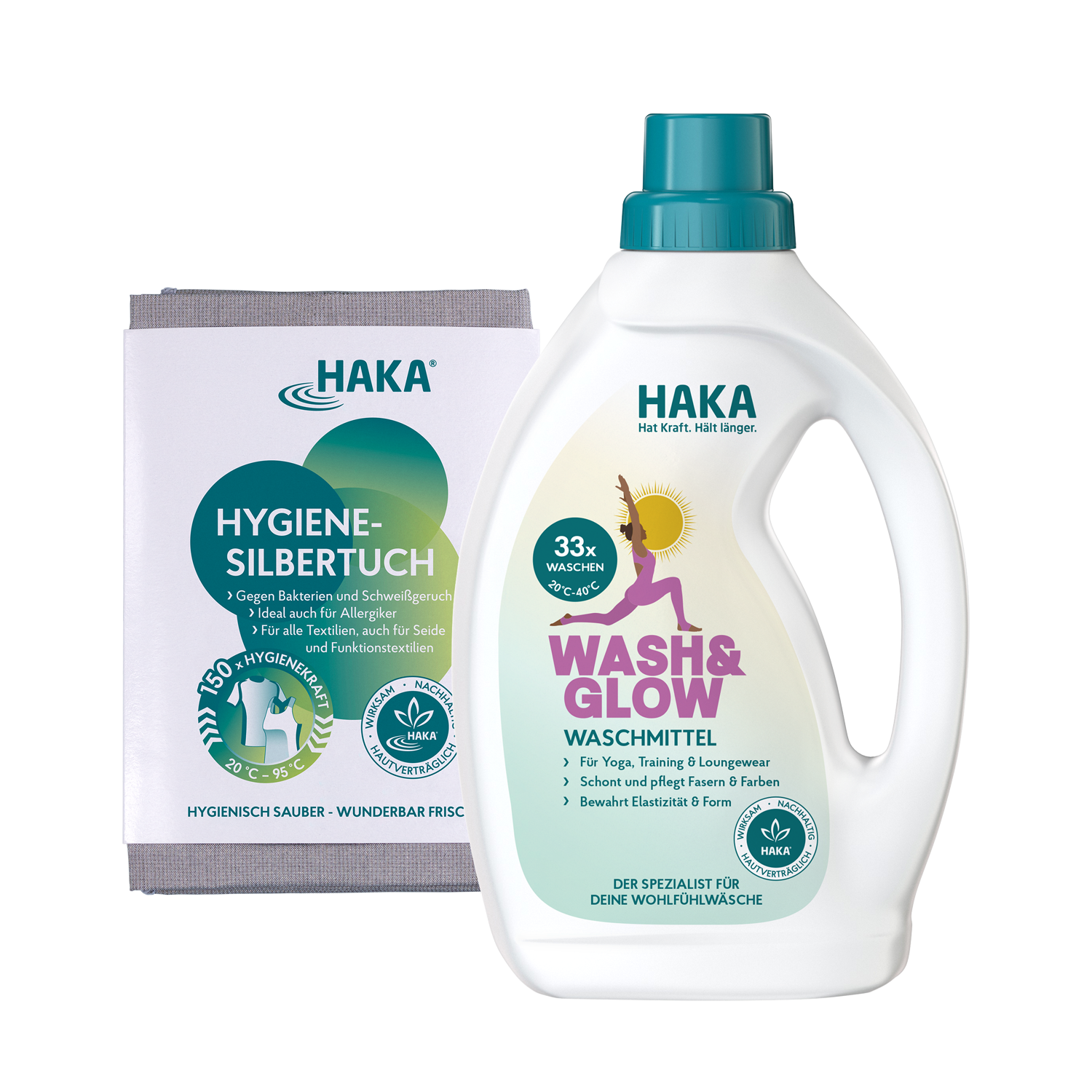haka-neutralseife-wash-glow-sportwaschmittel-set-1-l-vegan image 1