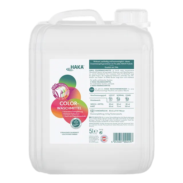 haka-neutralseife-colorwaschmittel-5l-kanister-100wl-farbschutz image 1