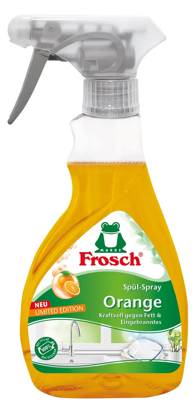frosch-orange-sp-l-spray-300-ml-fettl-ser-f-r-geschirr image 1