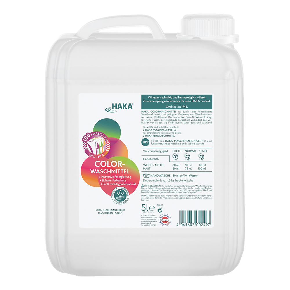 haka-neutralseife-colorwaschmittel-5l-kanister-100wl-farbschutz image 1