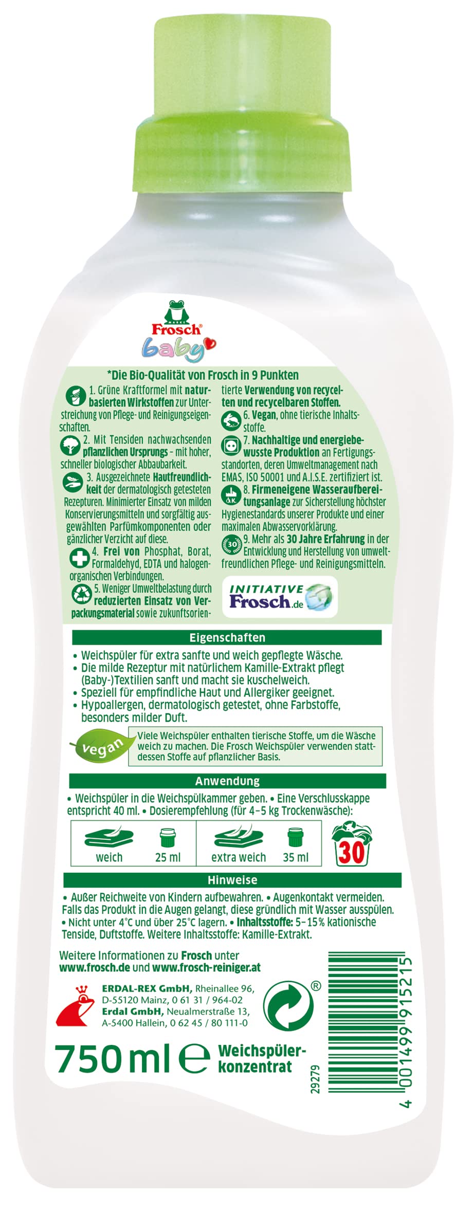 frosch-baby-w-sche-weich-weichsp-ler-750ml-kamille-30wl image 2