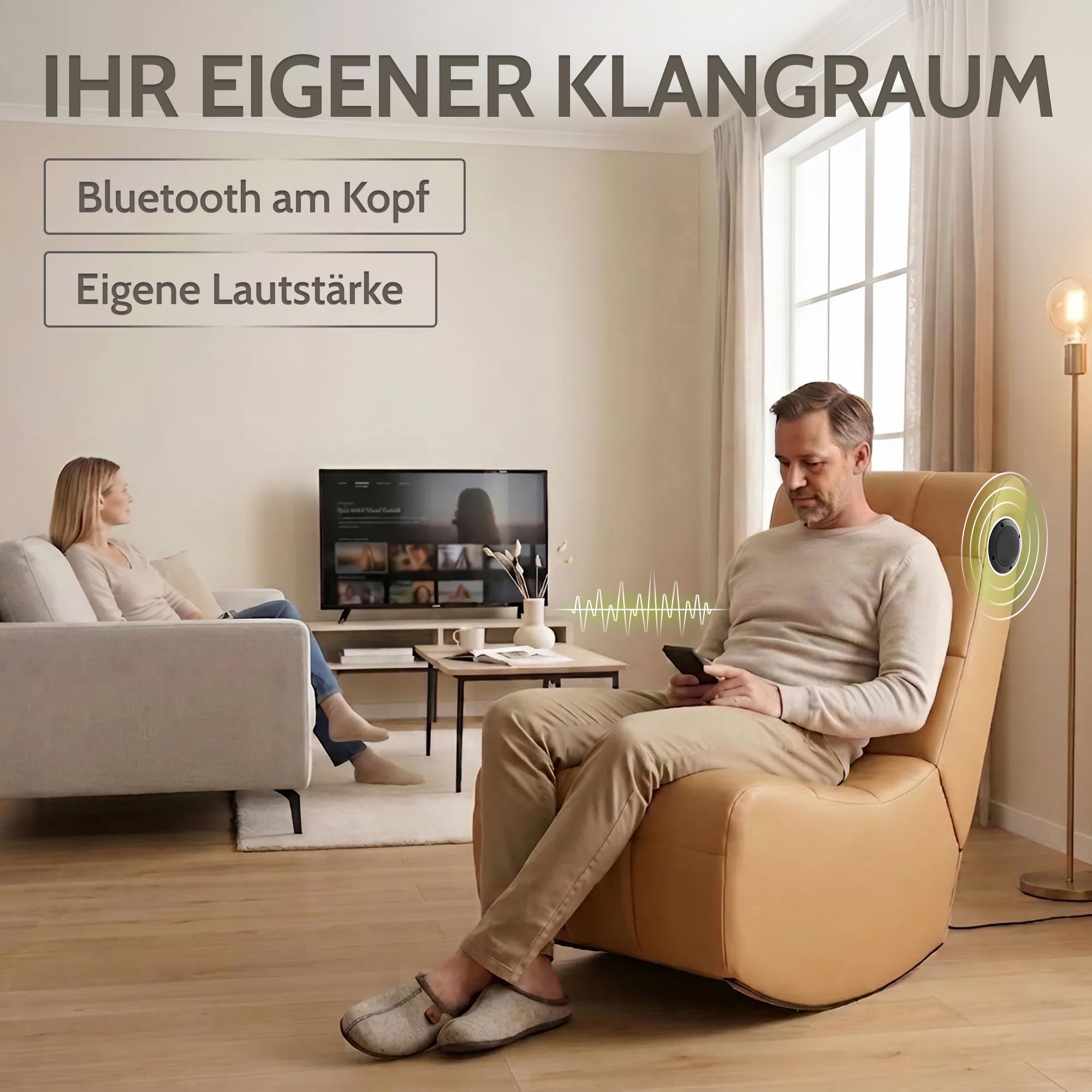 allyson-relaxsessel-lounge-fernsehsessel-khaki-bluetooth-usb image 4