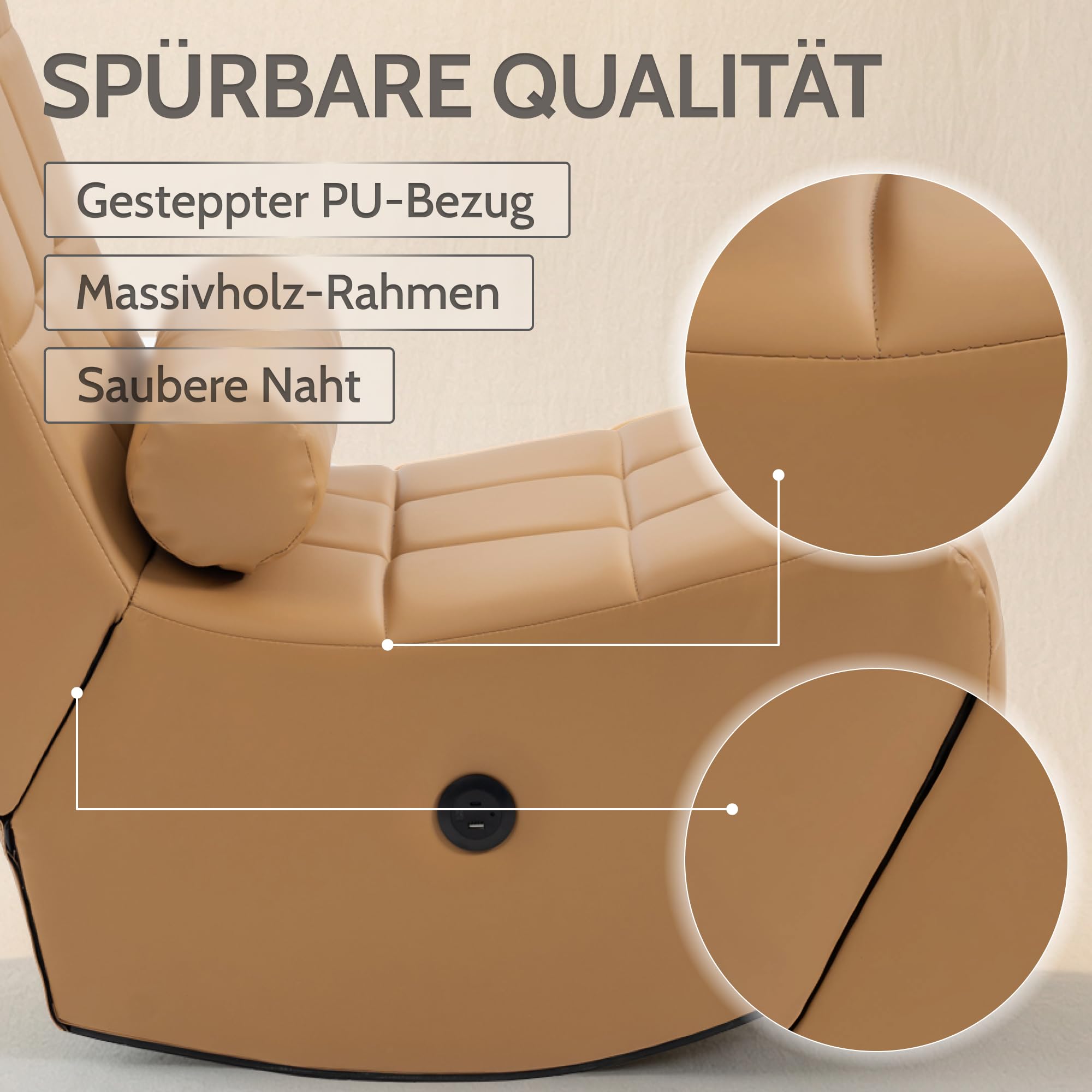 allyson-relaxsessel-lounge-fernsehsessel-khaki-bluetooth-usb image 3
