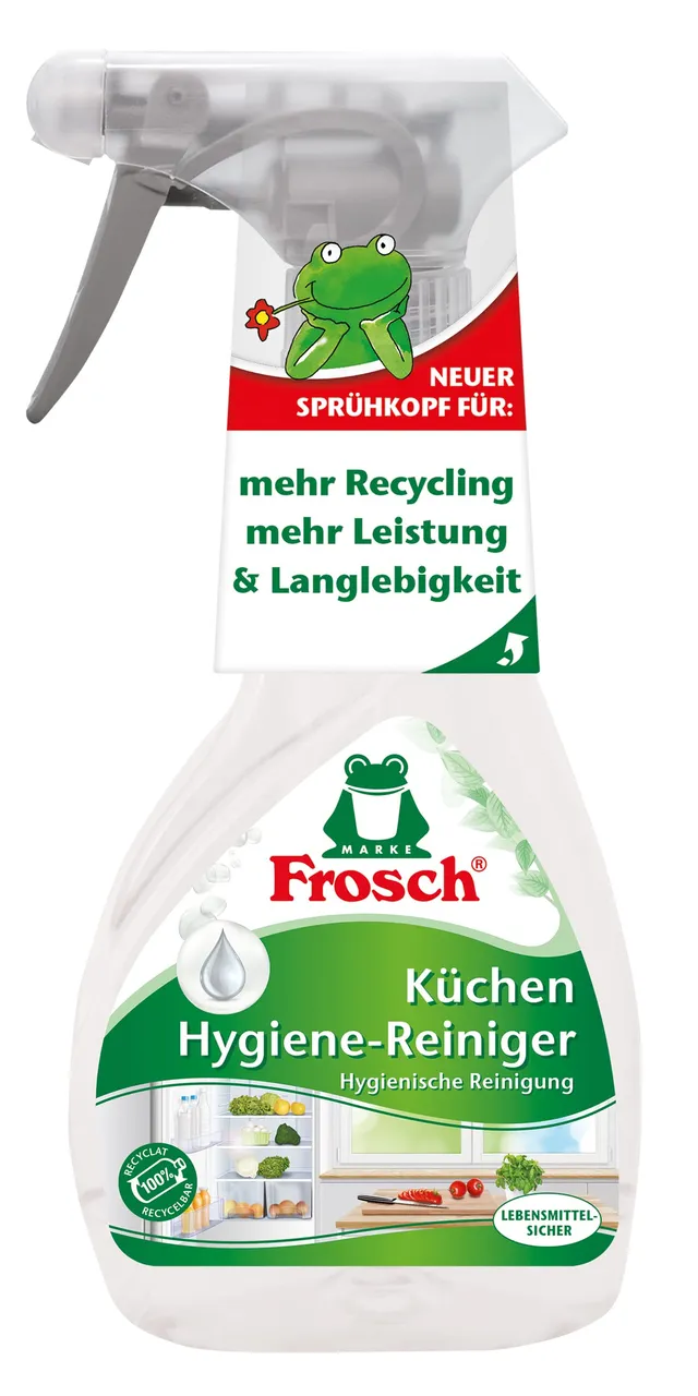 frosch-k-chen-hygiene-reiniger-300-ml-wacholder-vegan image 1