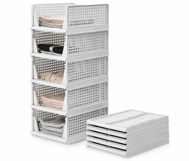 allyson-kleiderschrank-organizer-boxen-wei-5-st-ck-faltbar image 1