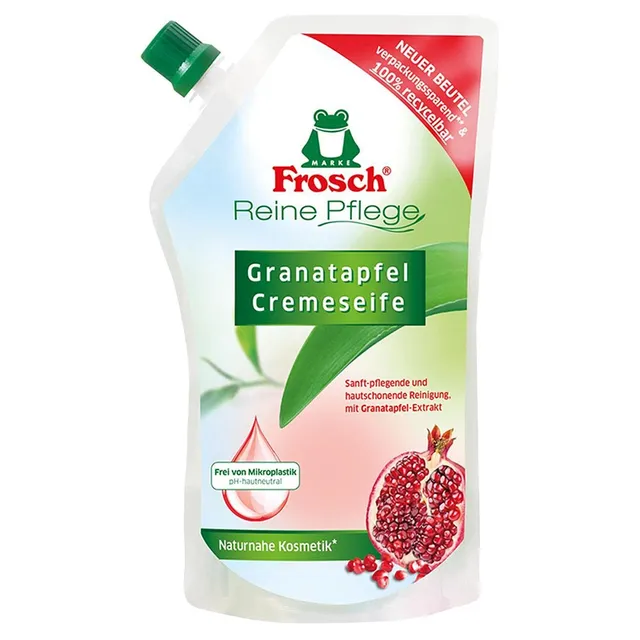 frosch-granatapfel-cremeseife-500-ml-ph-hautneutral image 1