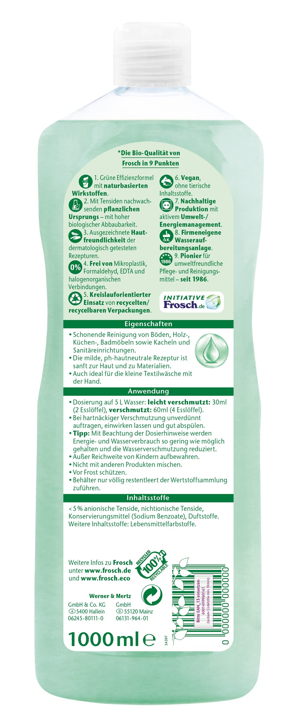 frosch-neutral-reiniger-universalreiniger-1-l-ph-neutral image 2