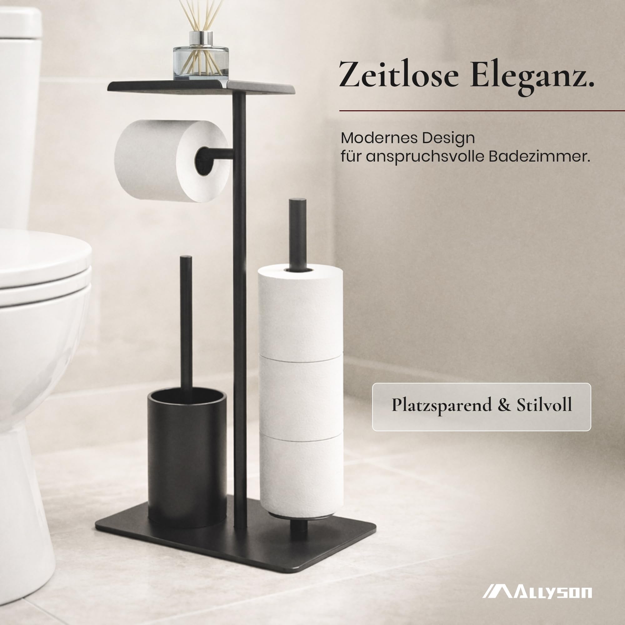 allyson-toilettenpapierhalter-stehend-mit-wc-b-rste-schwarz image 2