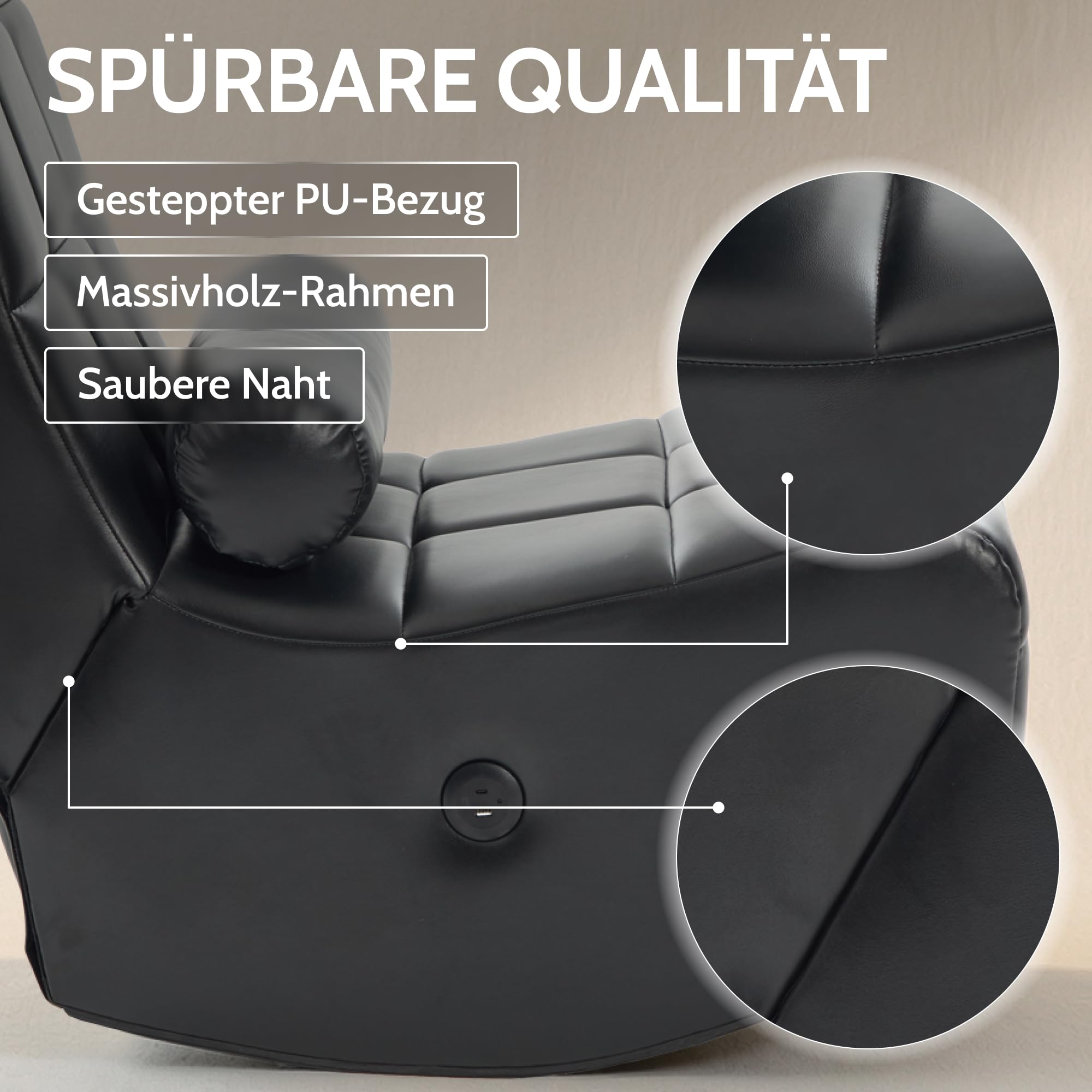 allyson-relaxsessel-lounge-fernsehsessel-schwarz-bluetooth-usb image 3