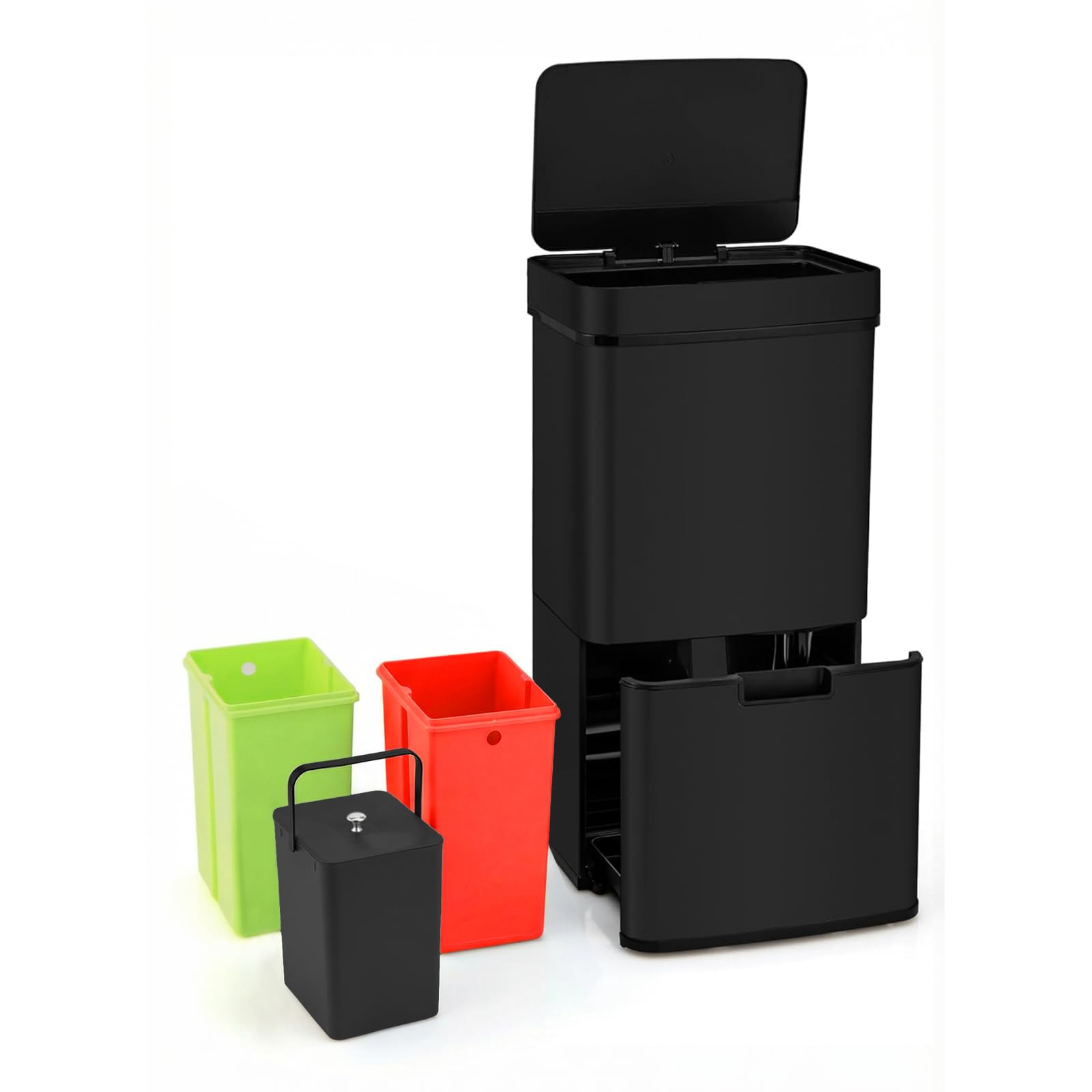 allyson-sensor-m-lltrennsystem-60l-edelstahl-schwarz image 1