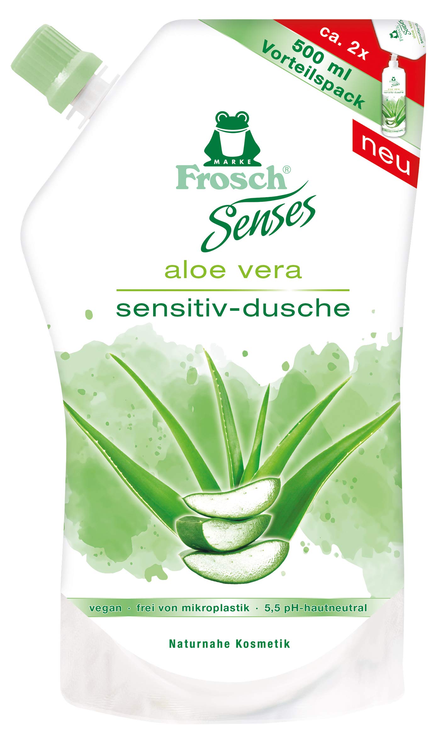 frosch-senses-aloe-vera-sensitiv-dusche-500-ml-ph-5-5 image 1