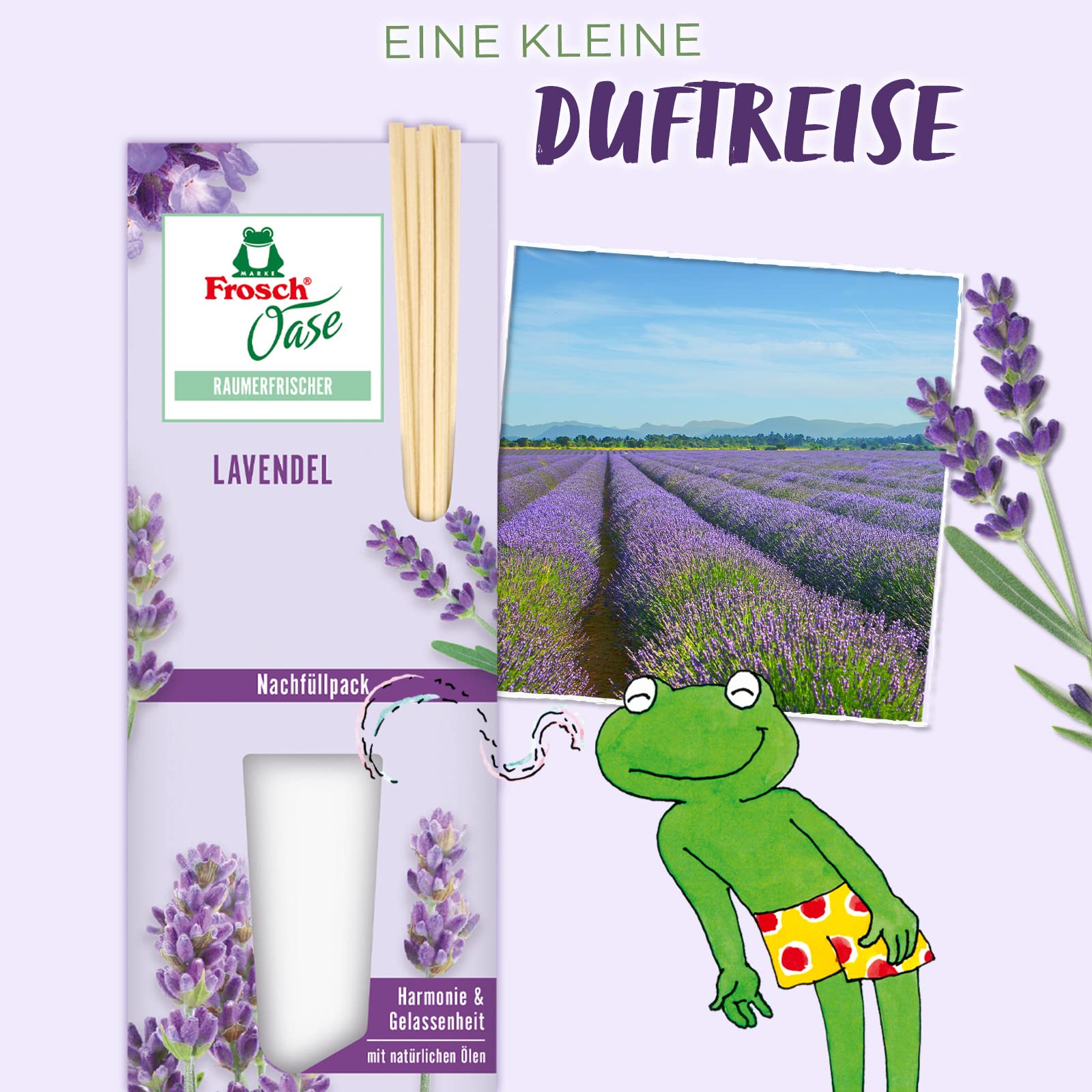 frosch-oase-raumerfrischer-lavendeltraum-nachf-llpack-90ml image 5