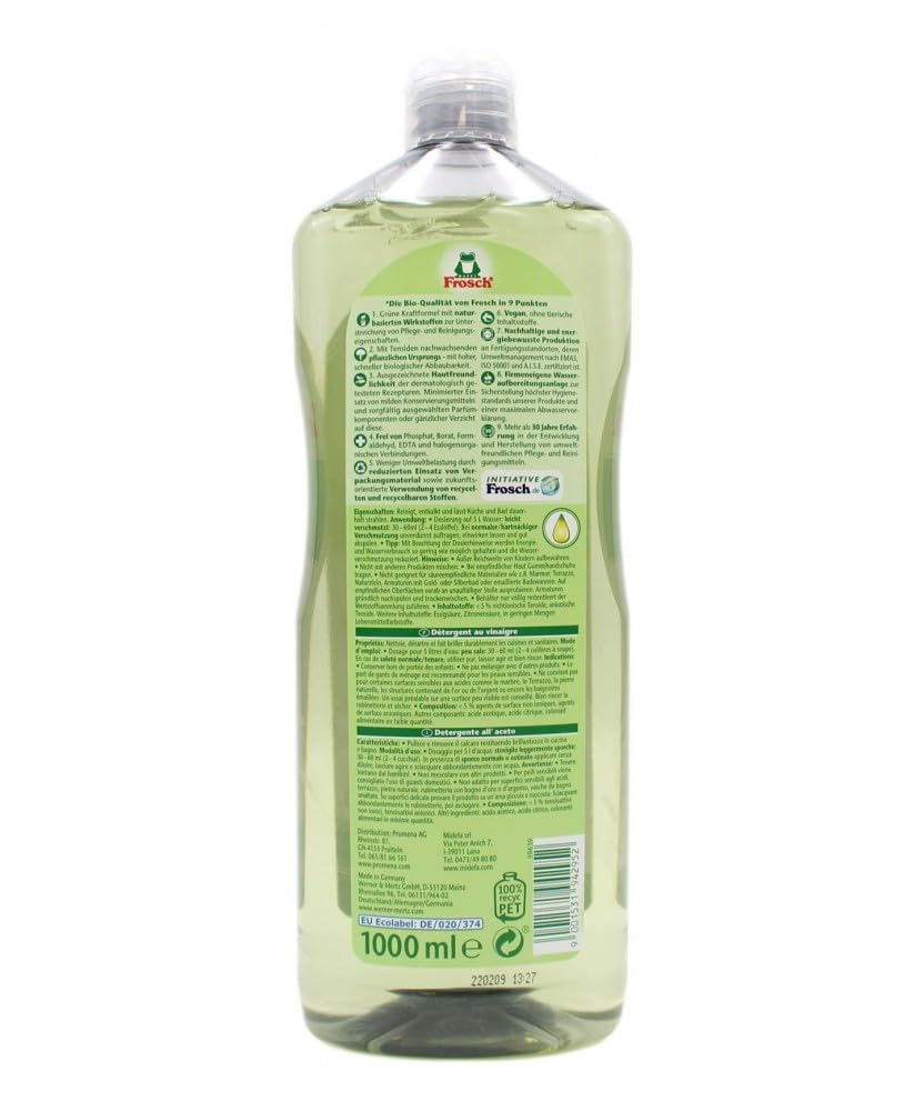 frosch-essig-reiniger-allzweckreiniger-1-liter-kalk image 2