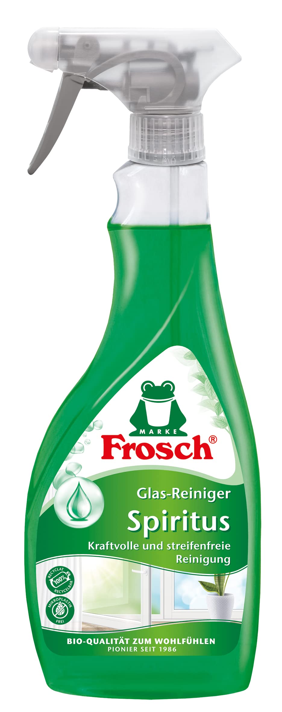 frosch-spiritus-glas-reiniger-500-ml-fenster-streifenfrei image 1