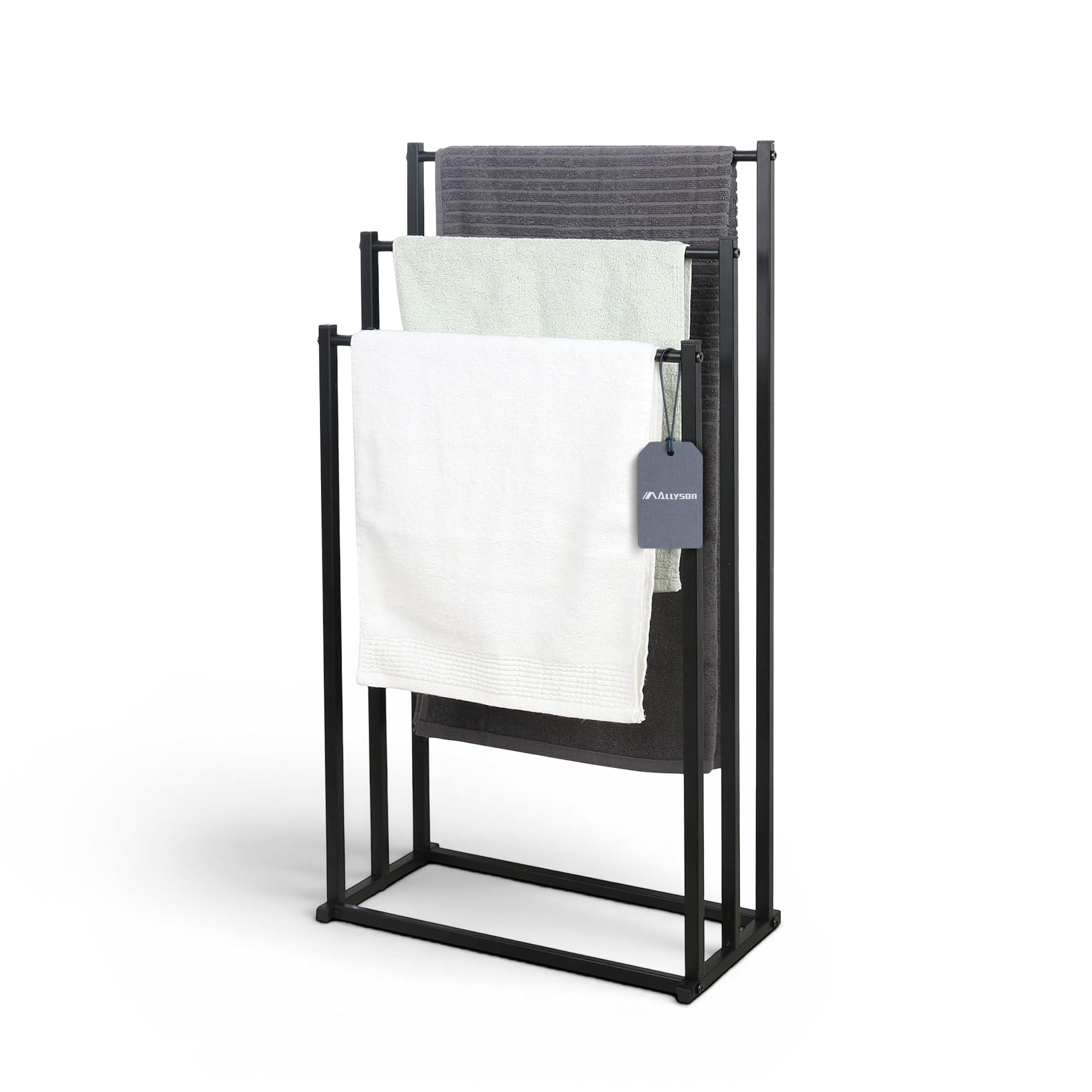 allyson-handtuchst-nder-freistehend-3-stangen-schwarz-86cm image 1