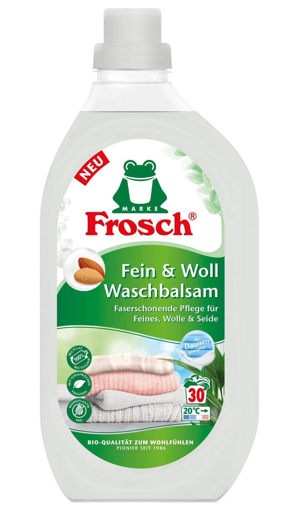 frosch-fein-woll-waschbalsam-1-44-l-30-wl-mandel image 1