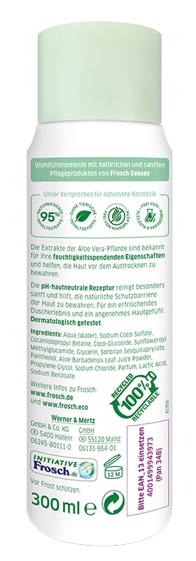 frosch-senses-aloe-vera-sensitiv-duschgel-300-ml-vegan image 7