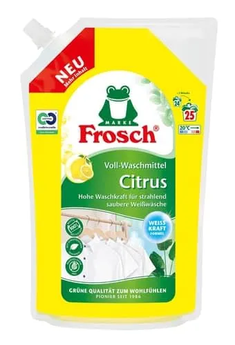 frosch-voll-waschmittel-citrus-1-5-l-fl-ssig-wei-e-w-sche image 1