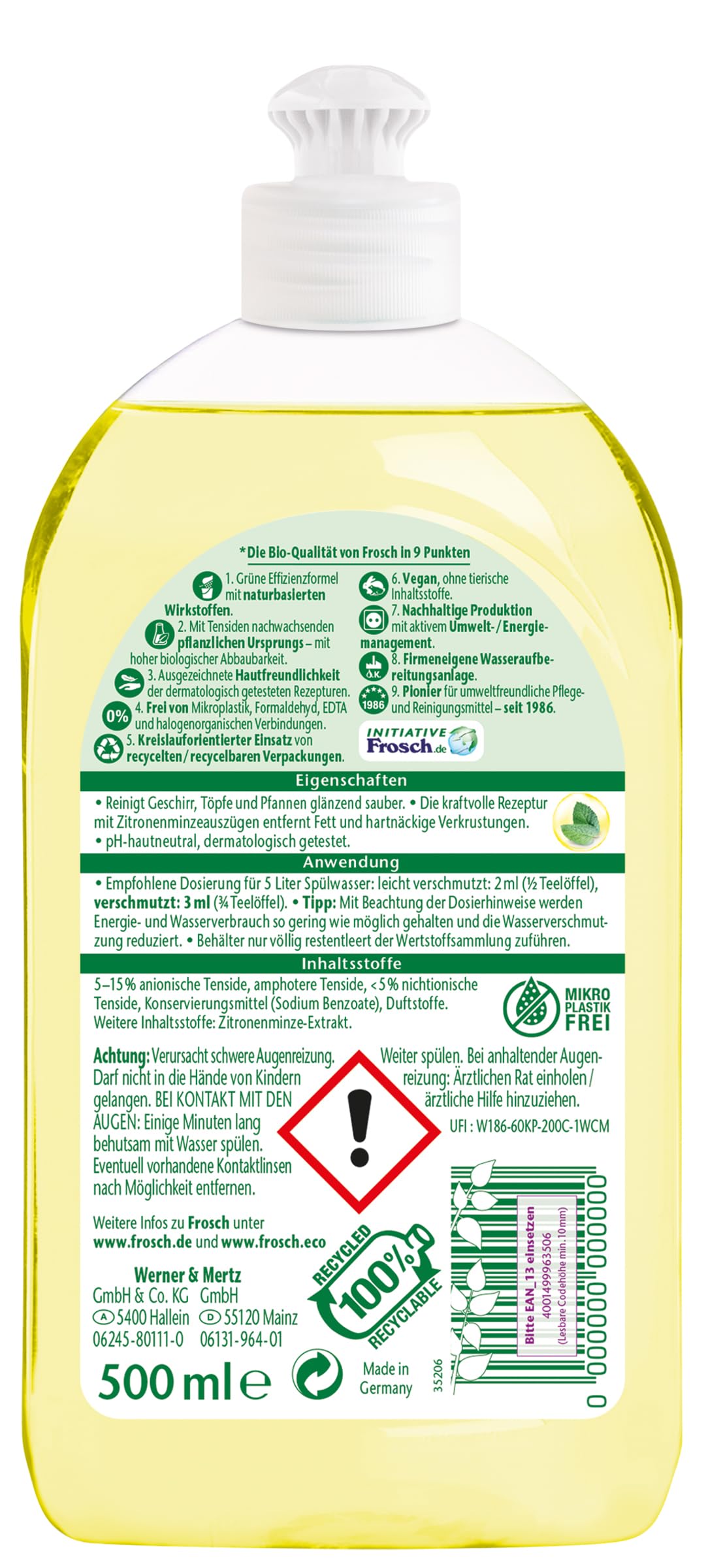 frosch-dishwashing-sp-l-gel-zitronenminze-500ml-fettl-send image 2
