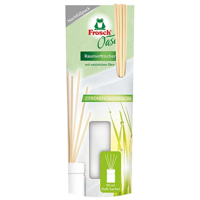 frosch-oase-raumerfrischer-zitronengras-nachf-llpack-90-ml image 1