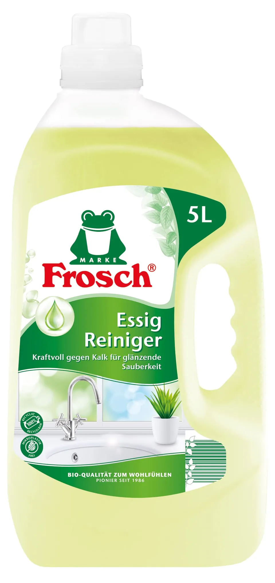 frosch-essig-allzweckreiniger-5-l-gegen-kalk-fett-bad image 1