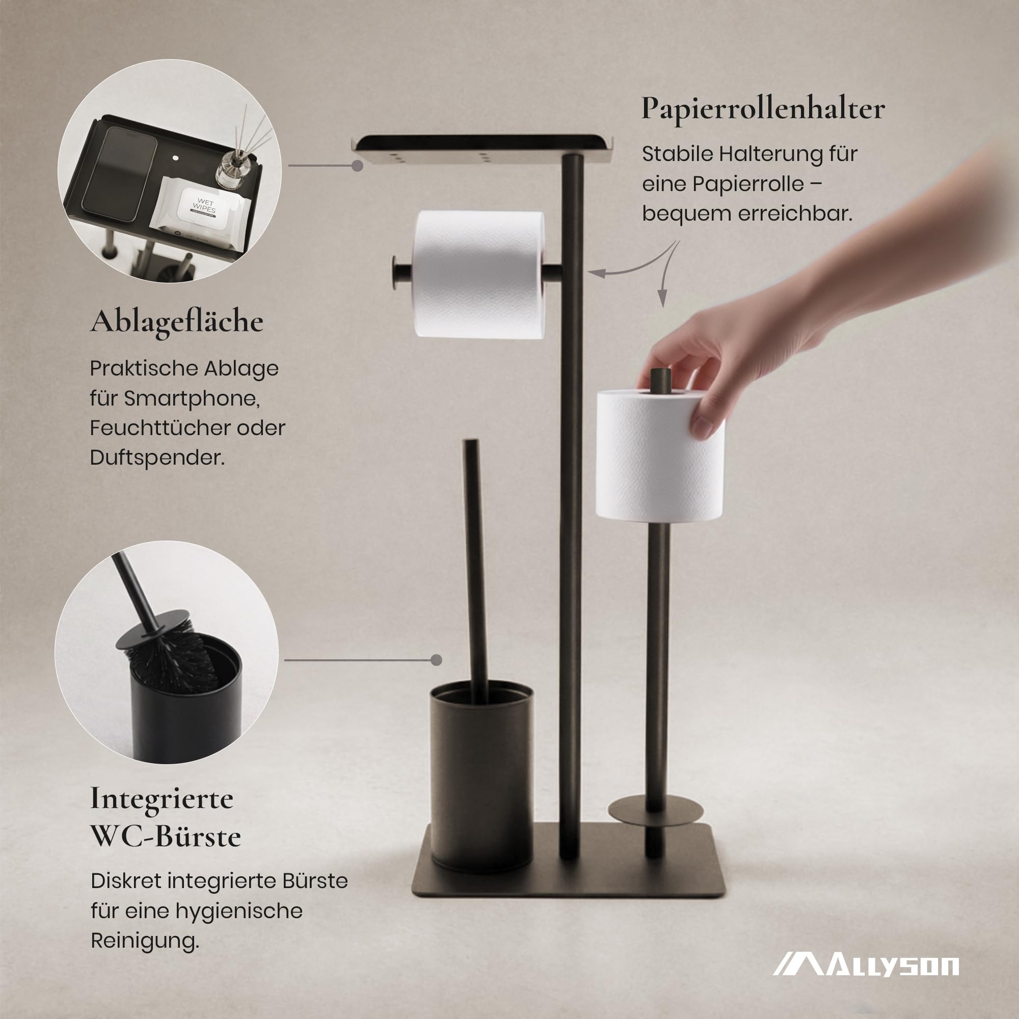 allyson-toilettenpapierhalter-stehend-mit-wc-b-rste-schwarz image 3