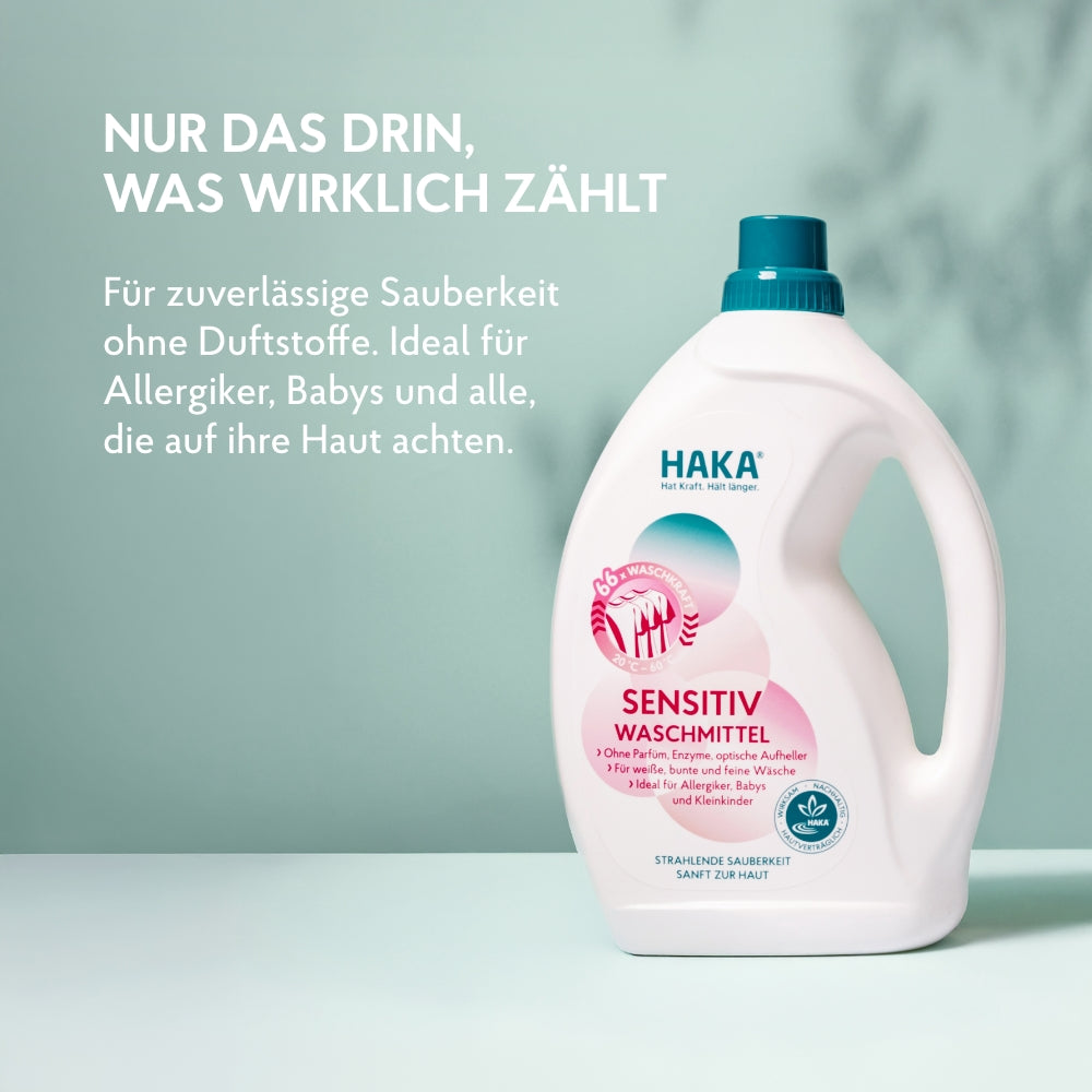 haka-sensitiv-waschmittel-2l-66-wl-ohne-duftstoffe-vegan image 2