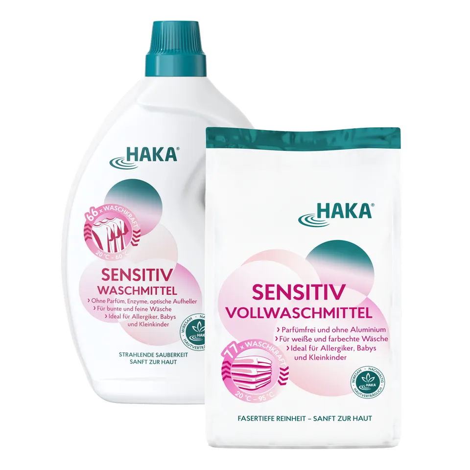 haka-neutralseife-sensitiv-waschmittel-set-pulver-3kg-2l image 1
