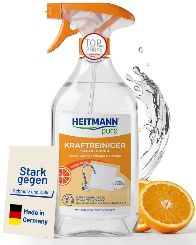 heitmann-pure-kraftreiniger-essig-orange-allzweckreiniger-500-ml image 1