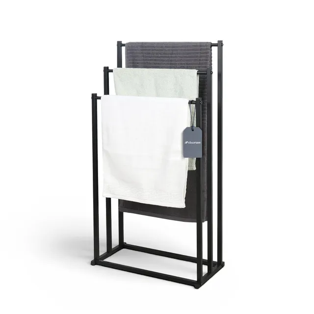allyson-handtuchst-nder-freistehend-3-stangen-schwarz-86cm image 1