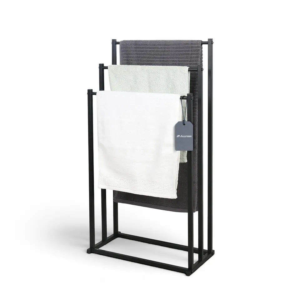 allyson-handtuchst-nder-freistehend-3-stangen-schwarz-86cm image 1