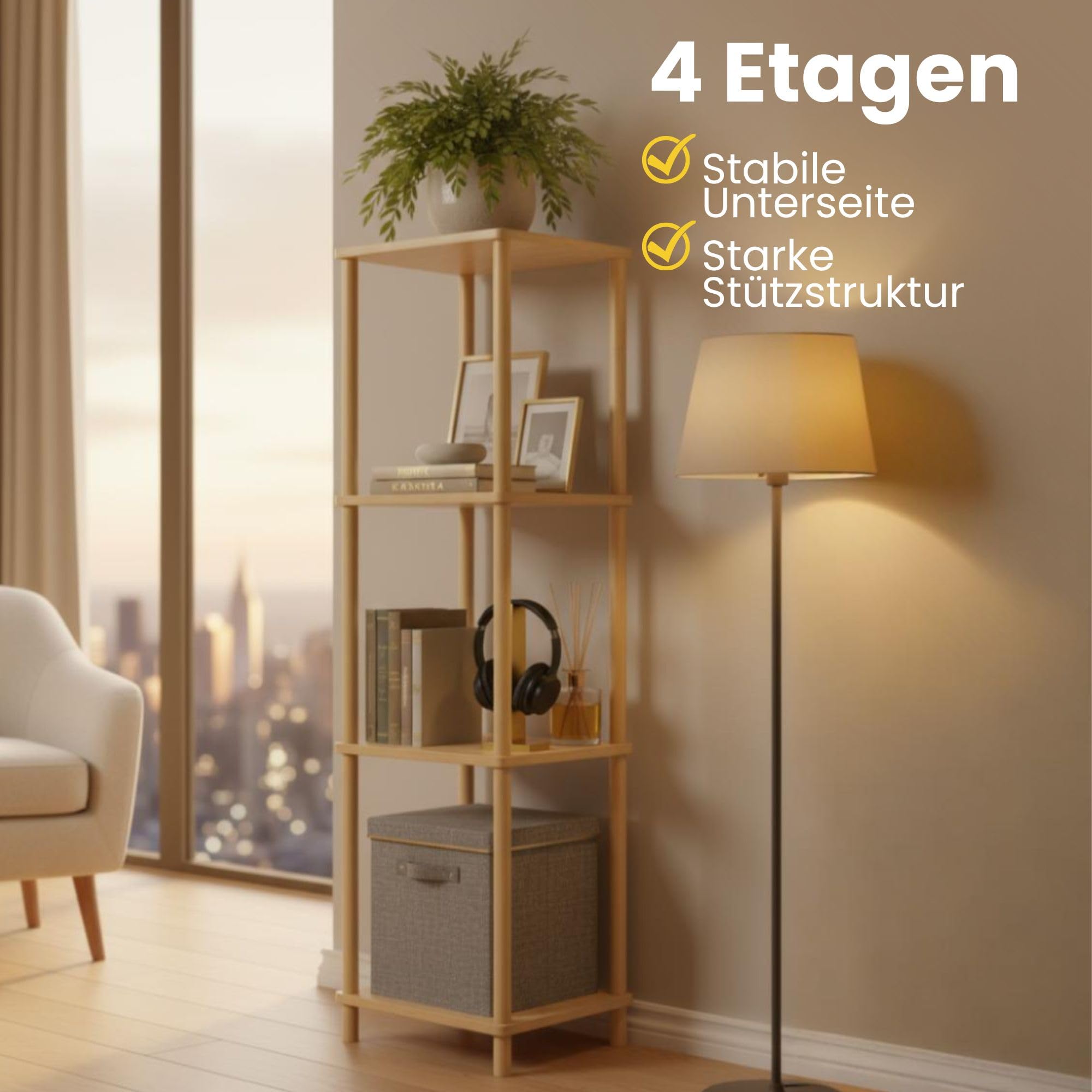 allyson-storage-holzregal-4-etagen-badregal-k-chenregal image 6