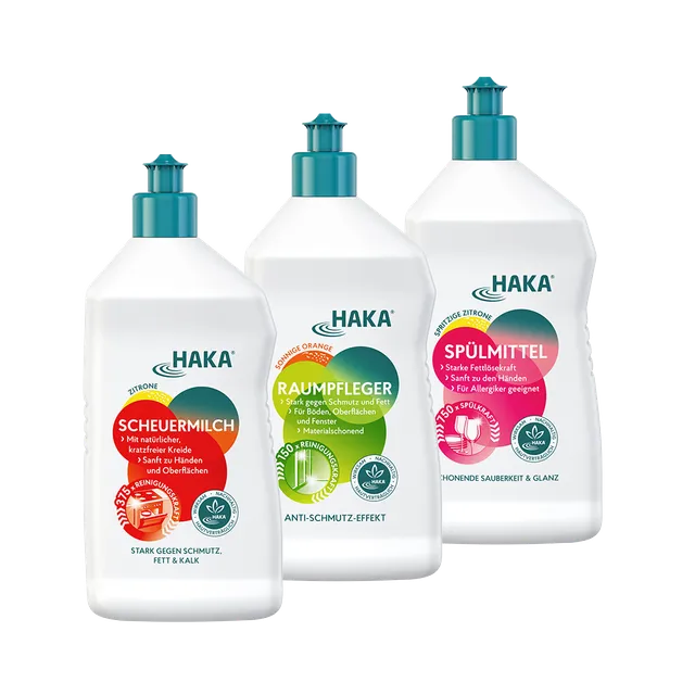 haka-neutralseife-set-glanz-frischeduft-putzset-3x750-ml-zitrus image 1
