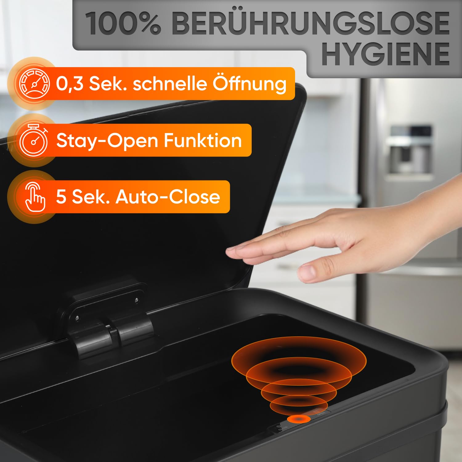allyson-sensor-m-lltrennsystem-60l-edelstahl-schwarz image 2