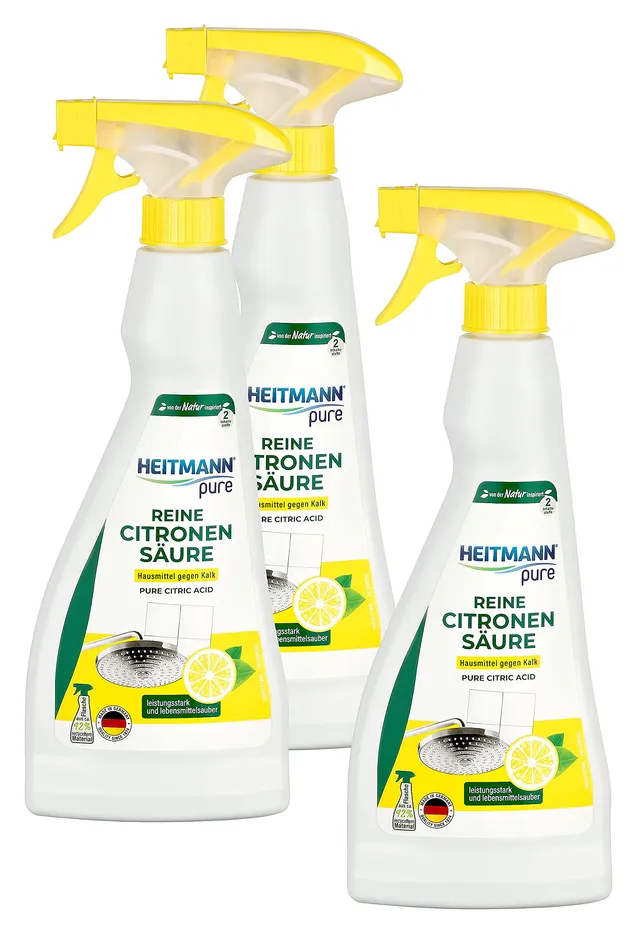 heitmann-pure-reine-citronens-ure-entkalker-spray-3x500ml image 1