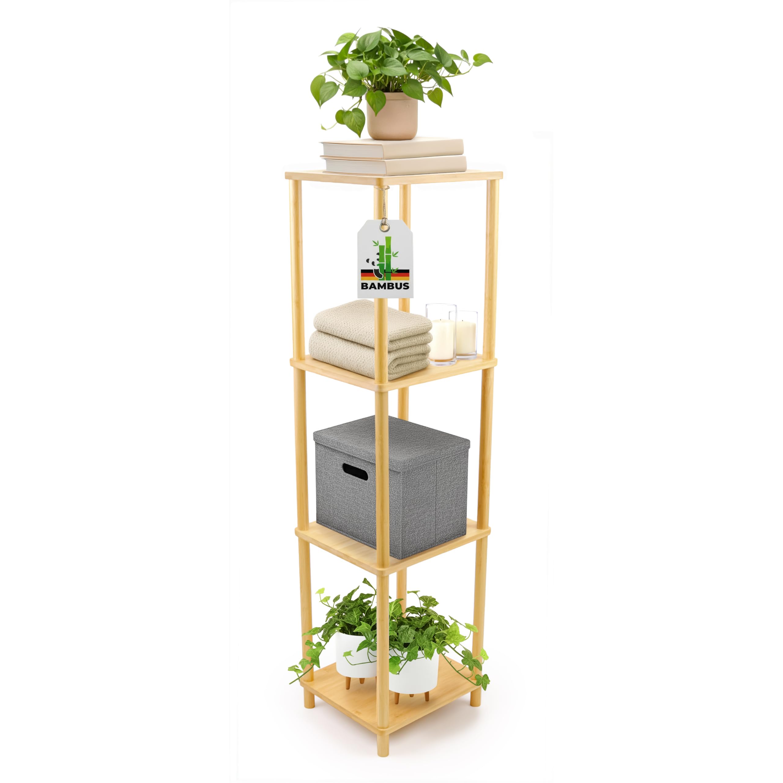 allyson-storage-holzregal-4-etagen-badregal-k-chenregal image 1