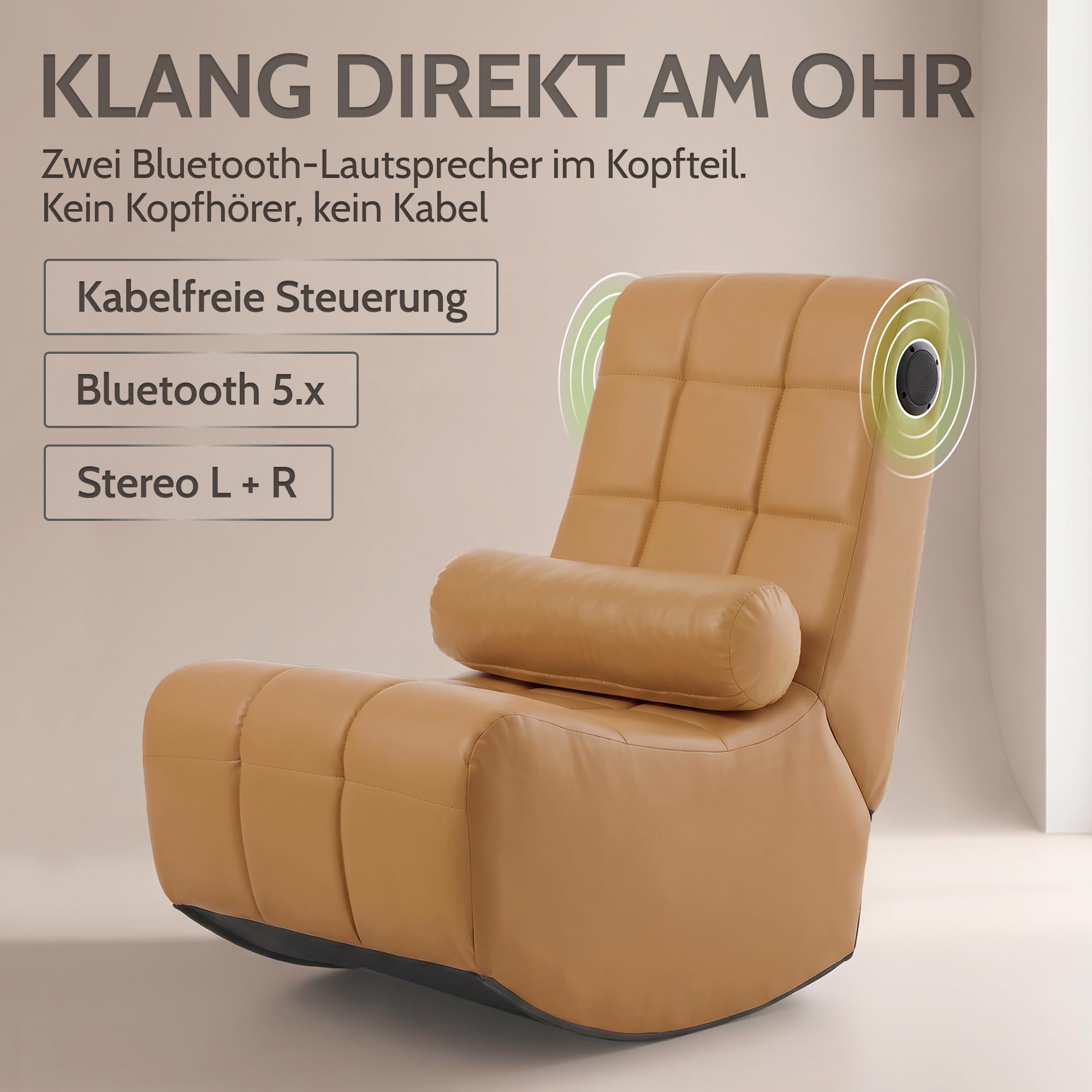 allyson-relaxsessel-lounge-fernsehsessel-khaki-bluetooth-usb image 2