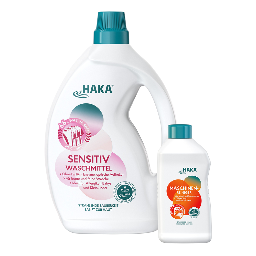 haka-neutralseife-sensitiv-waschmittel-set-2-l-duftfrei image 1