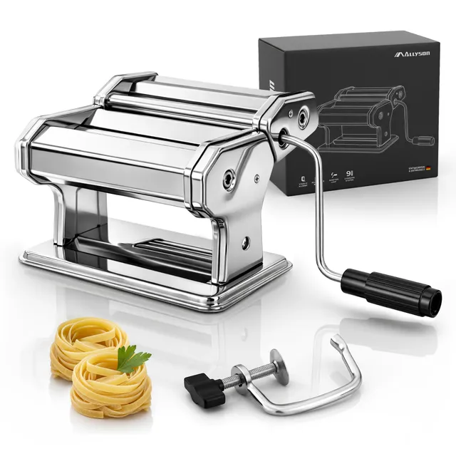 allyson-nudelmaschine-edelstahl-manuell-9-stufen-silber image 1