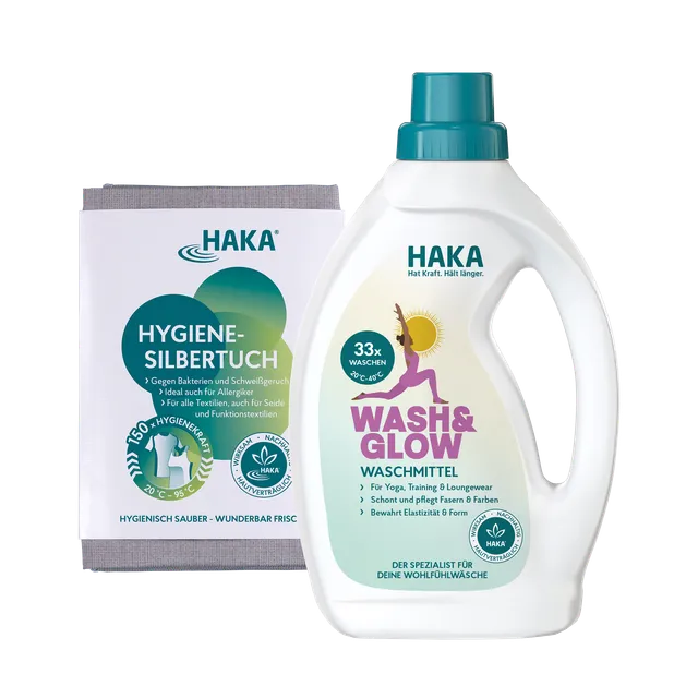 haka-neutralseife-wash-glow-sportwaschmittel-set-1-l-vegan image 1