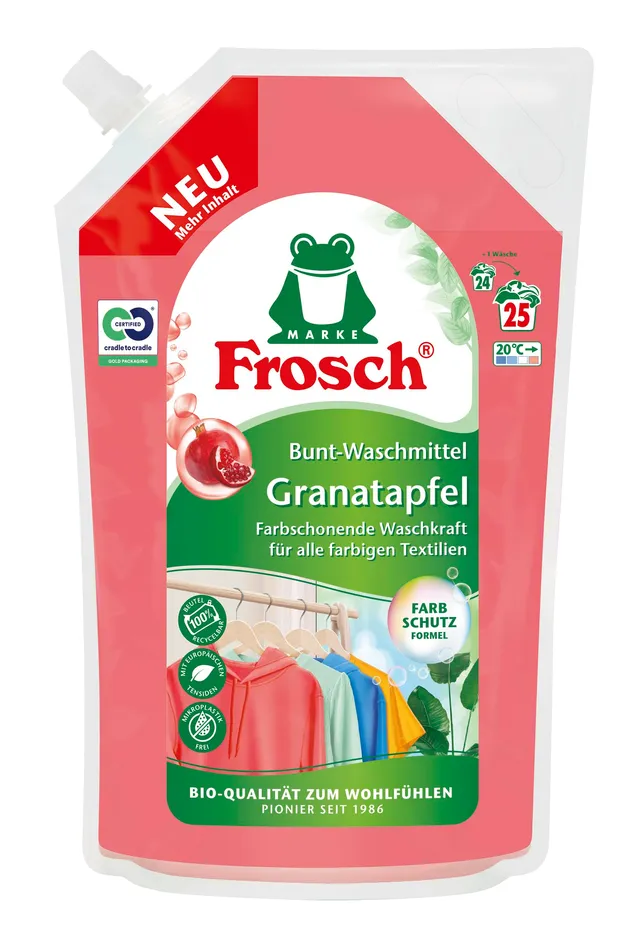 frosch-granatapfel-bunt-waschmittel-1-5-l-25-wl-farbschutz image 1