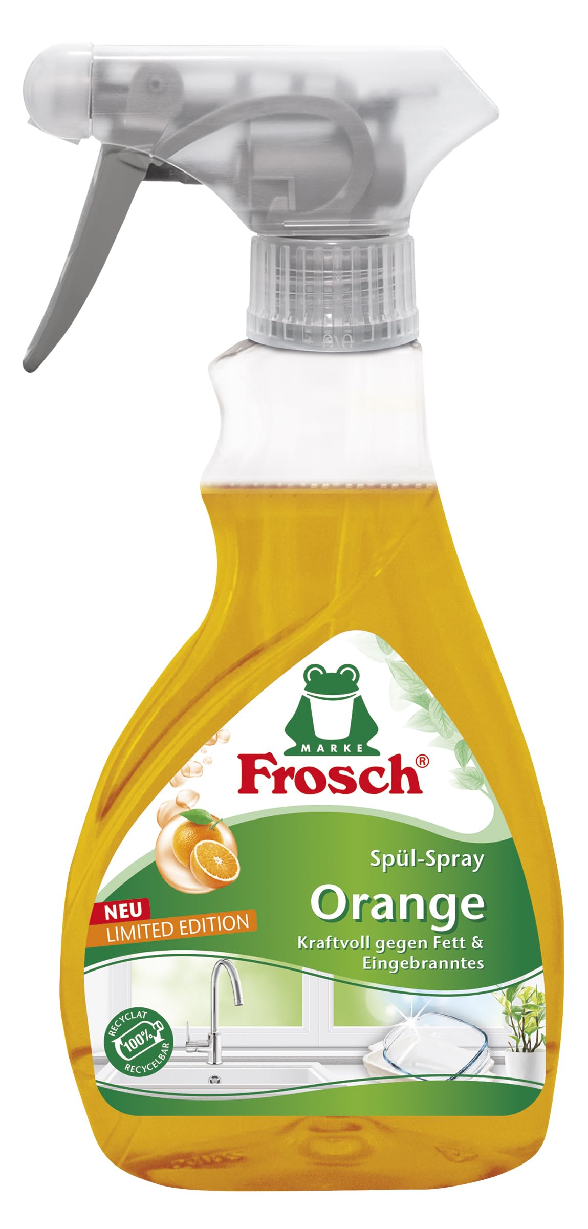 frosch-orange-sp-l-spray-300-ml-fettl-ser-f-r-geschirr image 1